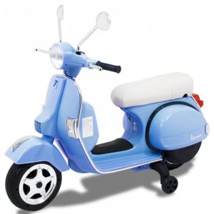 Burgerschap Respectievelijk neef Vespa elektrische kinderscooter blauw bestellen | Berghofftoys.nl