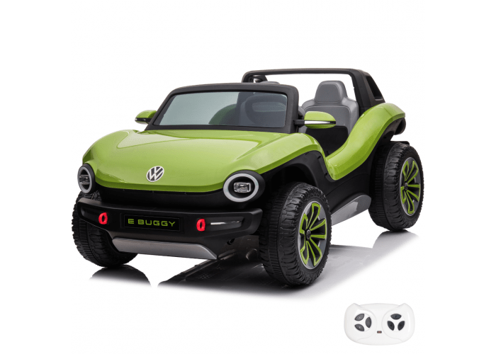 Volkswagen E-Buggy Elektrische Kinderauto 12V (2-zits) - Groen