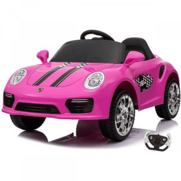 Porsche Speedy kinderauto roze vooraanzicht