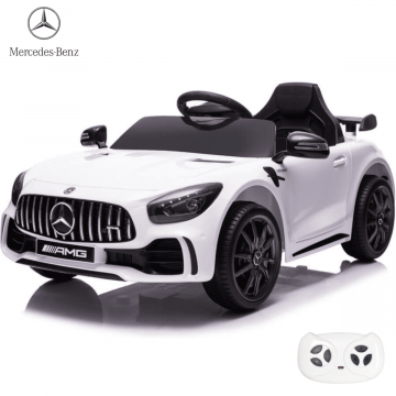 Mercedes Elektrische Kinderauto GT-R AMG 12V - Wit