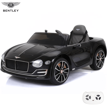 Bentley Continental kinderauto zwart stoel zijaanzicht banden velgen