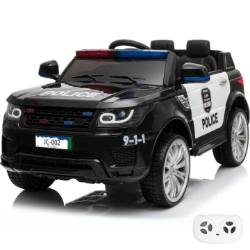 Politie Land Rover kinderauto zwart prijstechnisch autovoorkinderen autosvoorkinderen