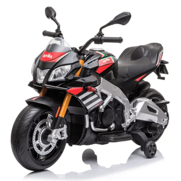 Aprilia Tuono V4 Elektrische Kindermotor 12V Zwart