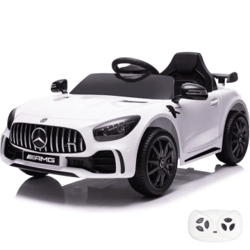 Mercedes Elektrische Kinderauto GT-R AMG 12V - Wit