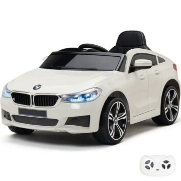 BMW 6-Serie GT Elektrische Kinderauto 12V - Wit