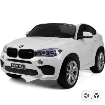 BMW X6M Elektrische Kinderauto 12V - Wit