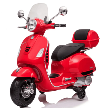 Vespa GT Elektrische Kinderscooter met Opbergbox 6V - Rood