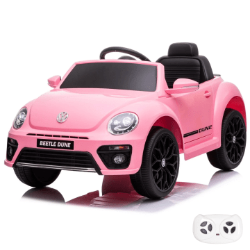 Volkswagen Beetle Dune Elektrische Kinderauto 12V - Roze