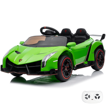 Lamborghini Veneno Elektrische Kinderauto 12V 4x4 - Groen 