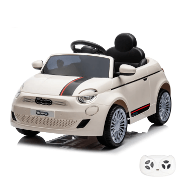 Fiat 500e Elektrische Kinderauto 6V - Wit