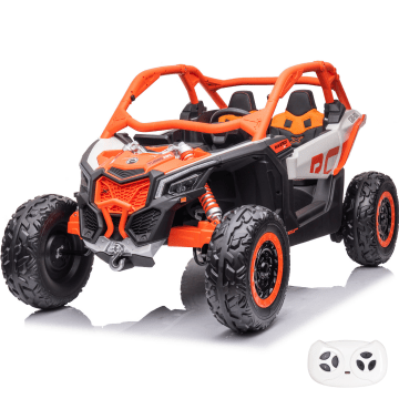 Can-Am Maverick X3 Elektrische Kinderauto (2-zits) 24V 4x4 - Oranje