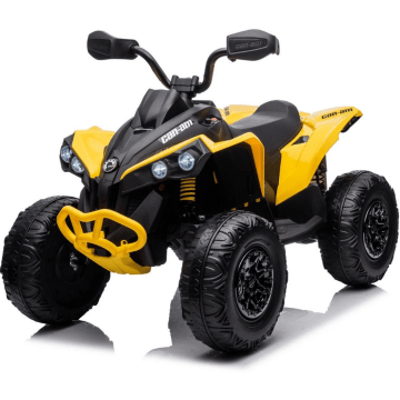 Can-Am Renegade 4x4 Elektrische Kinderquad 12V - Geel