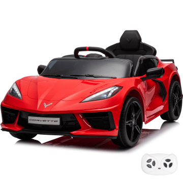 Corvette C8 Elektrische Kinderauto 12V - Rood