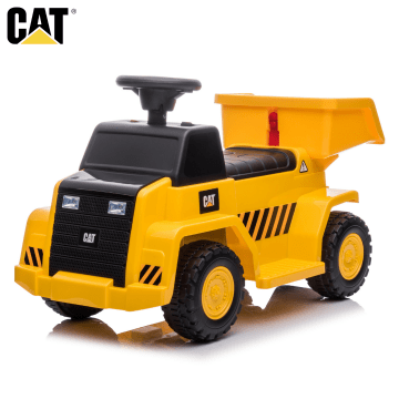 CAT Elektrische Kiepwagen voor Kinderen 6V - Geel