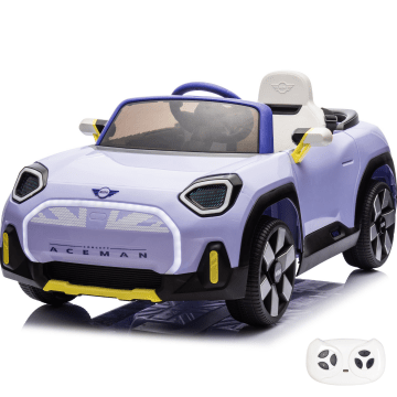 Mini Aceman Elektrische Kinderauto 12V - Paars