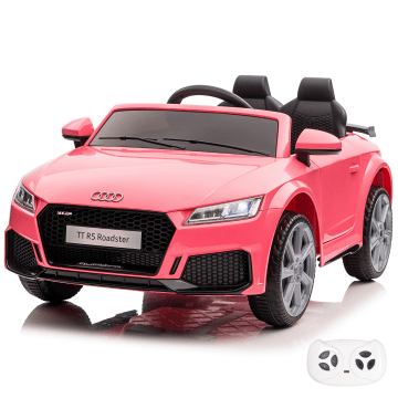 Audi TT RS Roadster Elektrische Kinderauto 12V - Roze