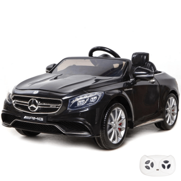 Mercedes S63 AMG Elektrische Kinderauto 12V - Zwart