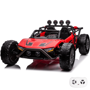 Mud-Master Elektrische Buggy voor kinderen 24V (2-zits) - Rood